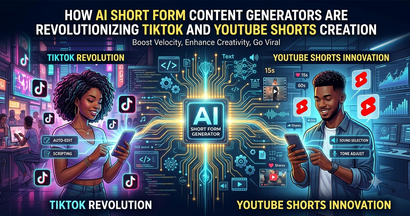 AI Short Form Content Generators for TikTok & Shorts