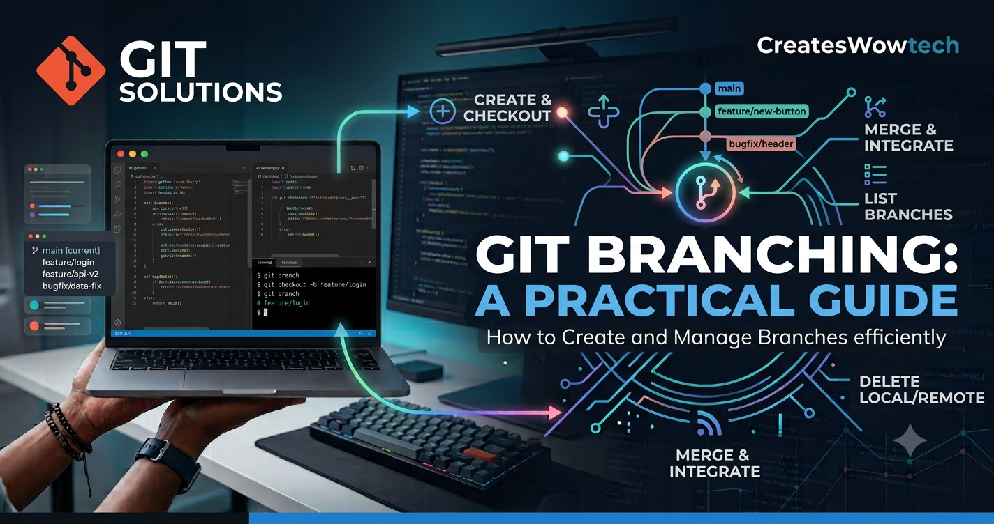 Git how to create a branch