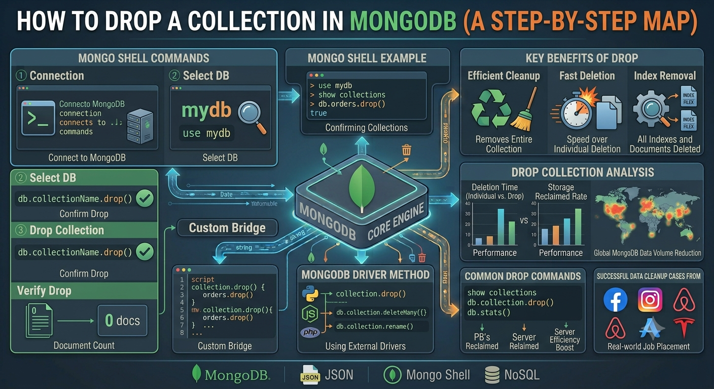 How to drop collection in mongodb