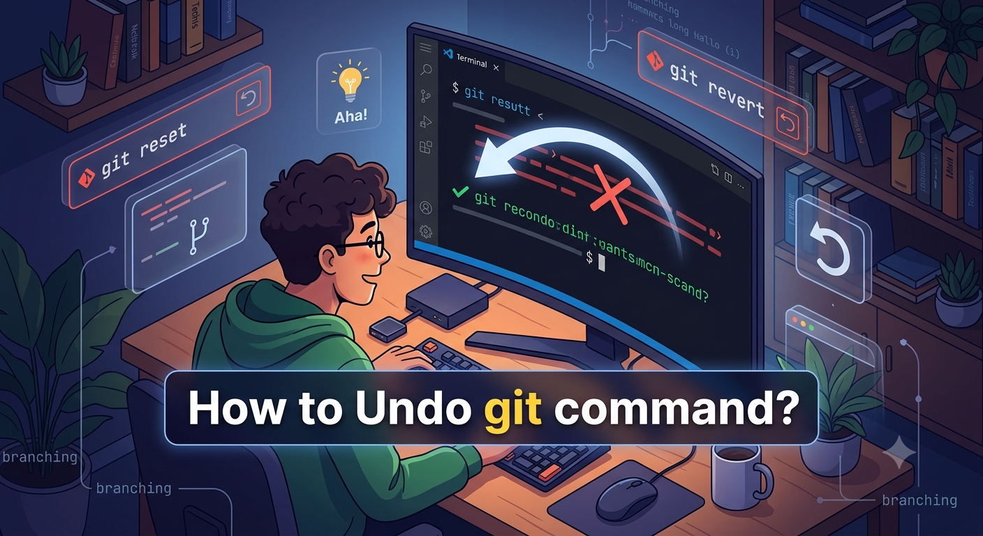 How to Undo git command?