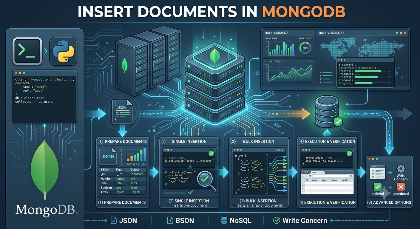 Insert documents in MongoDB