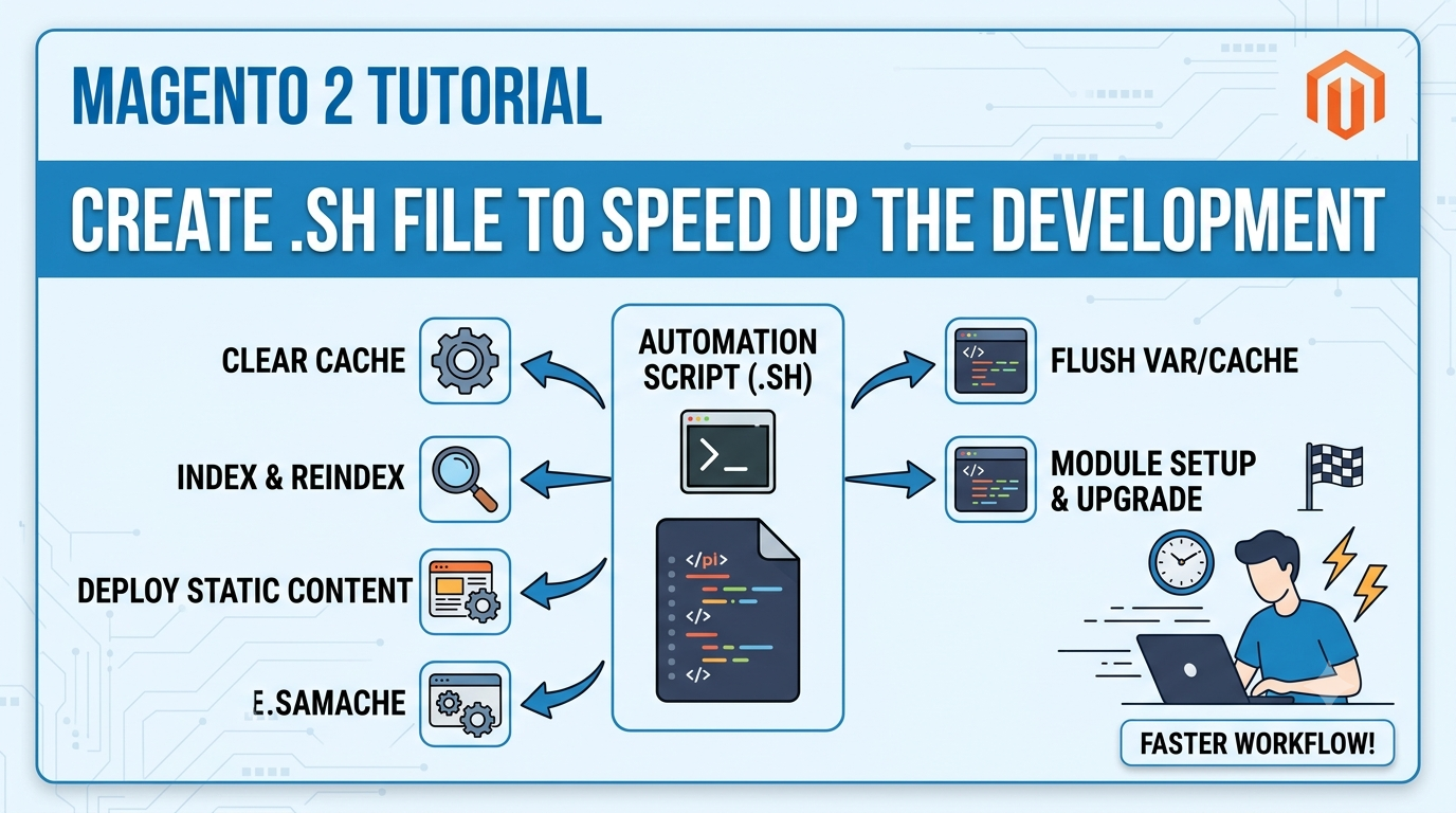 Magento 2 Tutorial : Create Sh File to Speed up the development