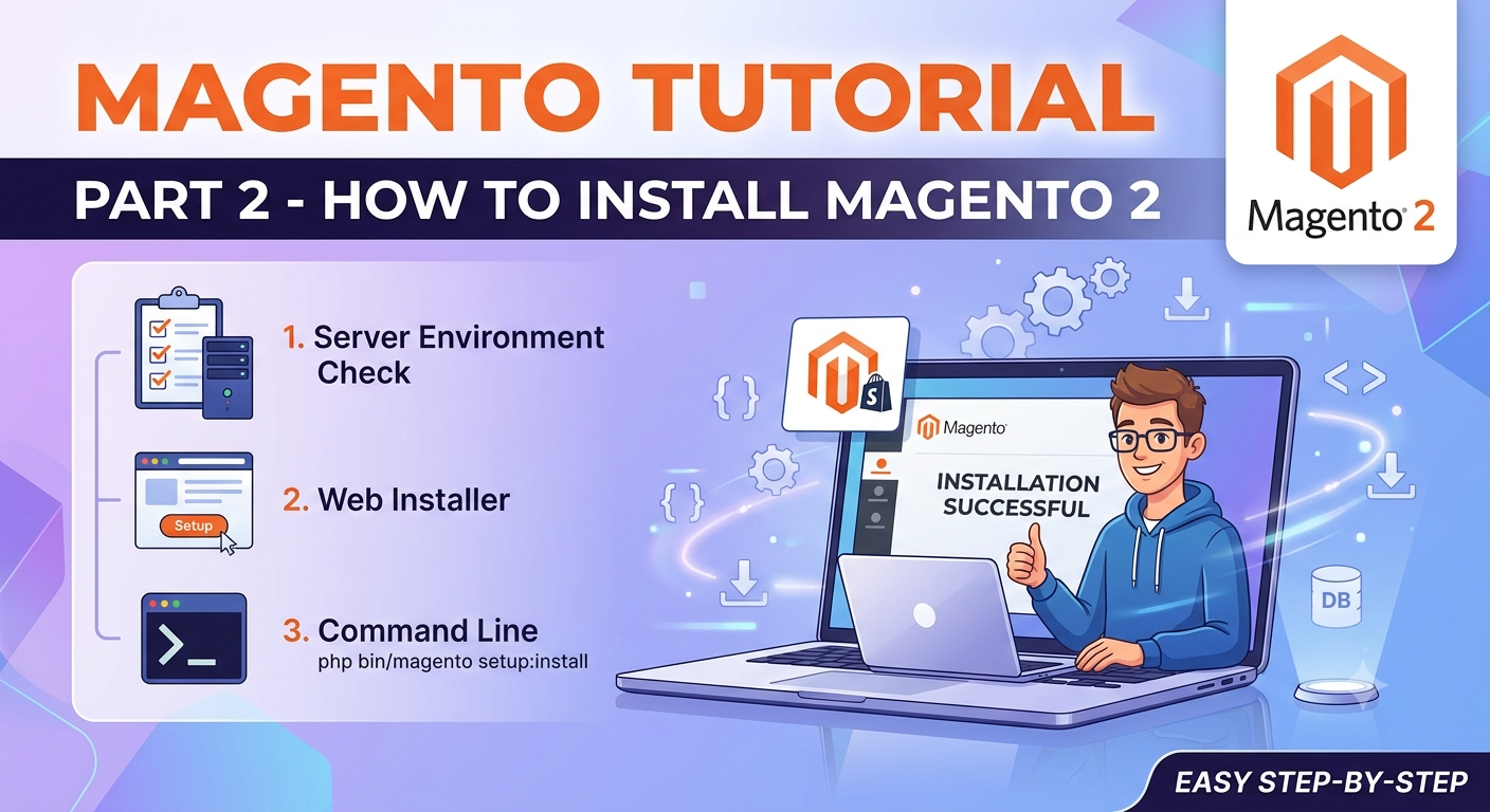 Magento Tutorial - Part 2 - How to Install Magento 2