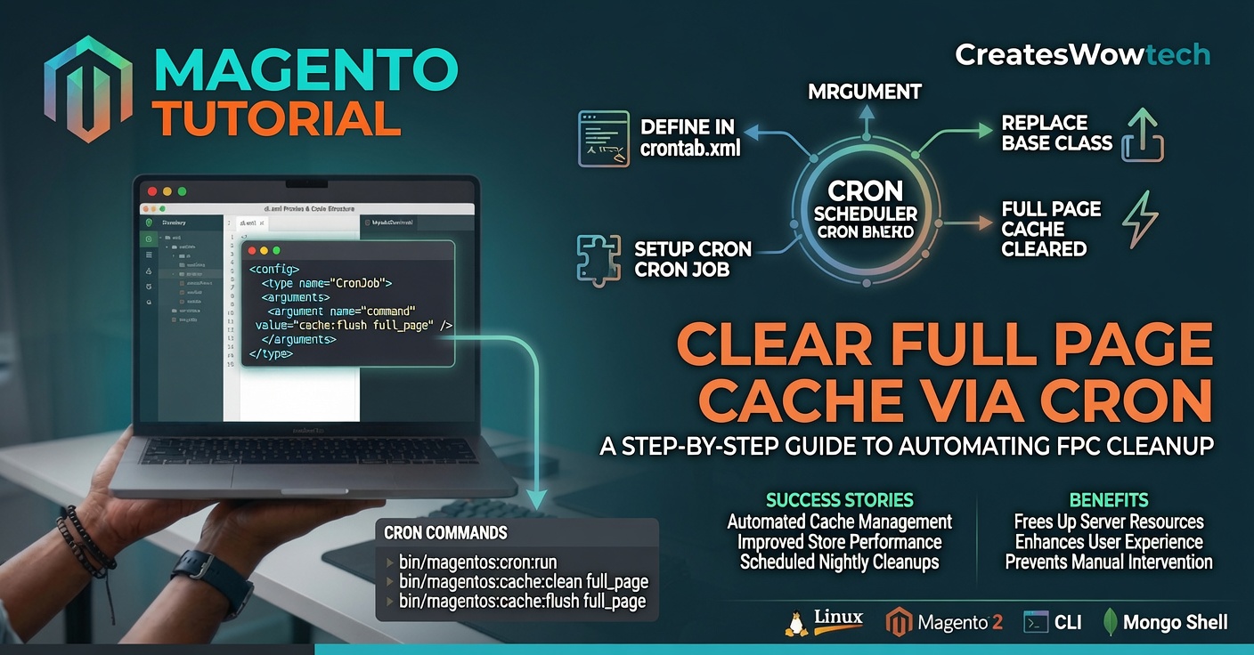 Magneto Tutorial - Clear Full Page Cache via Cron