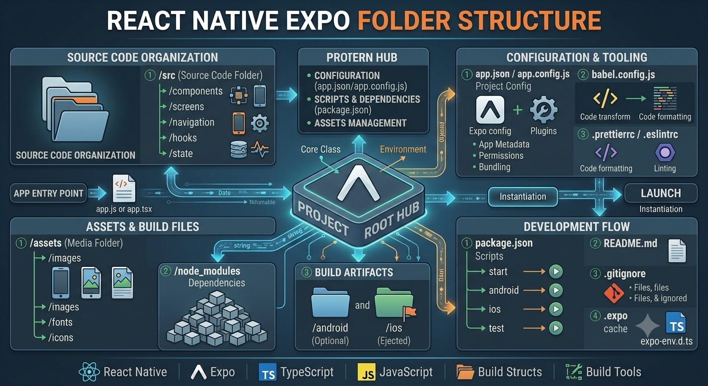 React Native expo folder structure
